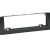 1-DIN Radioblende Fiat Panda 2012-2020 mattschwarz