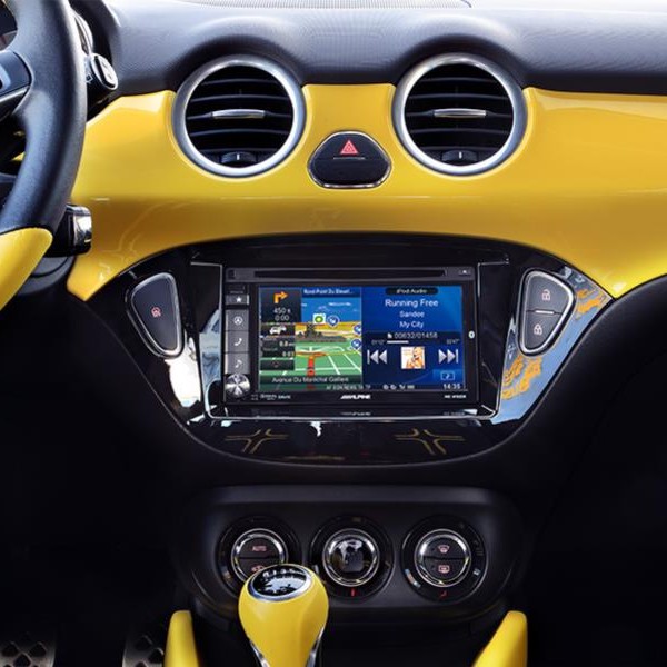 2-DIN Radioblende Opel Adam(M-A)/Corsa E(X15) Klavierlack