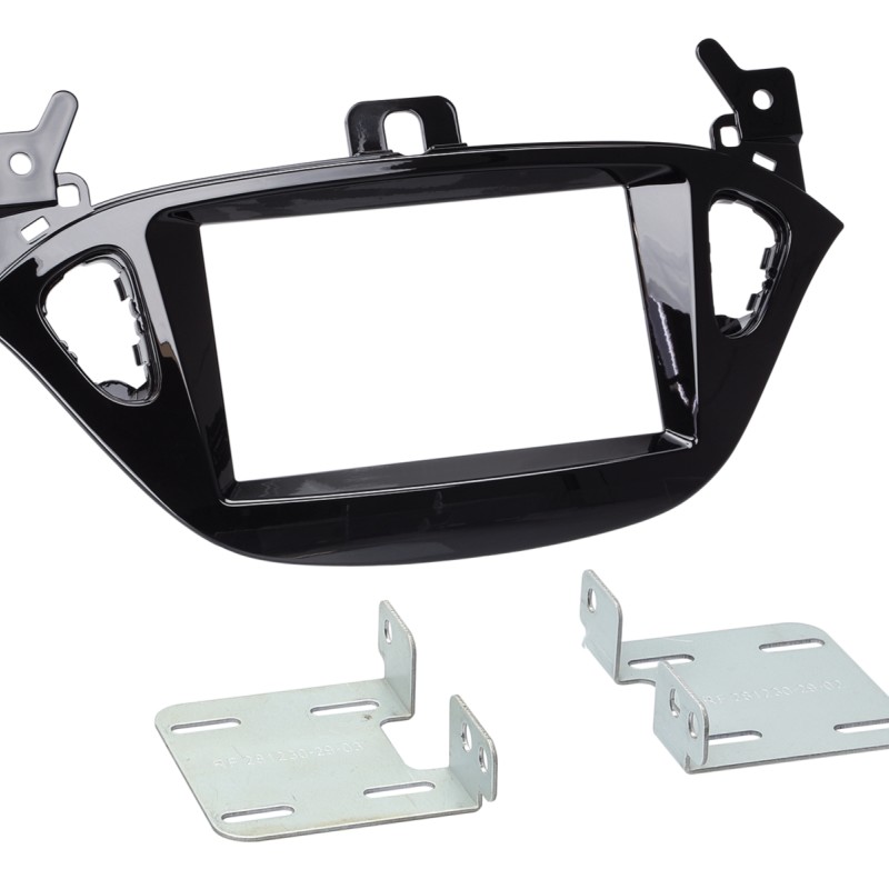 2-DIN Radioblende Opel Adam(M-A)/Corsa E(X15) Klavierlack