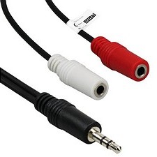 ADAPTER 3,5 MM STEREO FÜR MINI-KLINKE