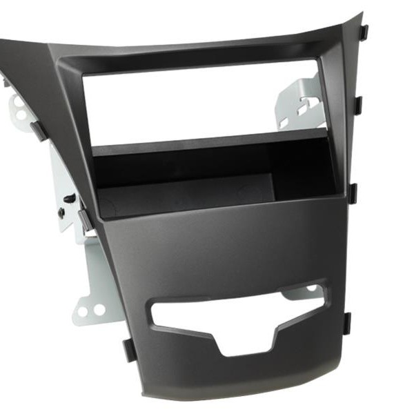 2-DIN RB mit Fach Ssangyong Korando 2013 > anthrazit silber