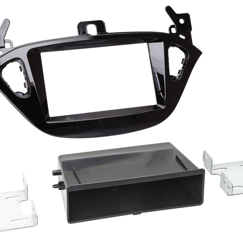 2-DIN Radioblende mit Fach Opel Adam(M-A)/Corsa E(X15)