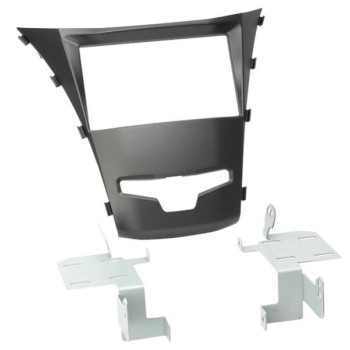 2-DIN RB Ssangyong Korando 2013 > anthrazit silber