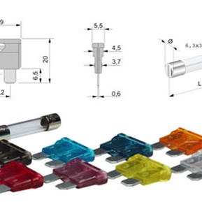 Quetschverbinder verschiedener Sicherungen, 9-teilig