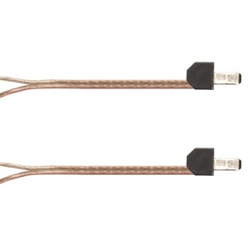 LS Kabel 2 x 0,75mm², gelängt mit runden DIN Steckern