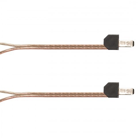 LS Kabel 2 x 0,75mm², gelängt mit runden DIN Steckern