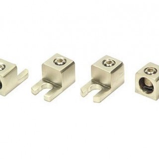 Anschlussklemmen massiv, Satin - Nickel: 35 - 50mm² - Kabeldurchmesser: 12,5mm