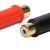 Cinch Adapter [2x Cinch-Buchse - 2x Cinch-Buchse] Schwarz und Rot