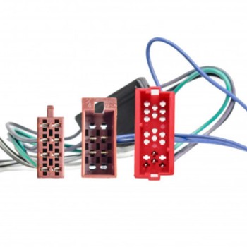 Teilaktiv- Low Level Adapter 20-polige Mini-ISO Buchse auf 8-poligen ISO Stecker