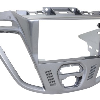 Doppel DIN Profi Blende, Transit, Tourneo Custom metallic glänzend