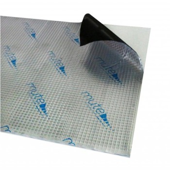 MUTE PLATINIUM Alubutyl absorbiert Vibrationen 480x400x1,9mm
