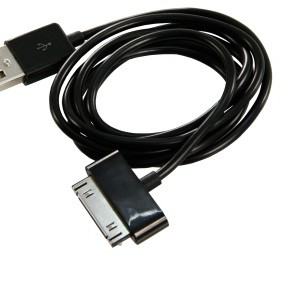 IPHONE USB LADE- DATENKABEL, 1M, SCHWARZ