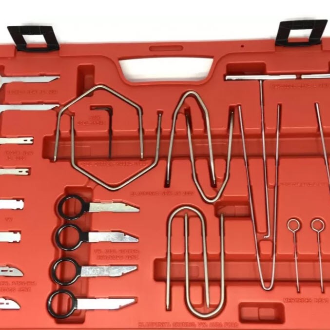 Autoradio-Ausbauwerkzeug / Schlüsselsatz 52-teilig