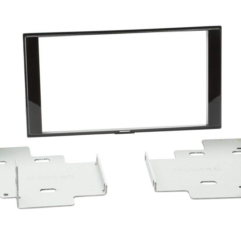 2-DIN Radioblende Nissan Micra/Note/Versa Klavierlack
