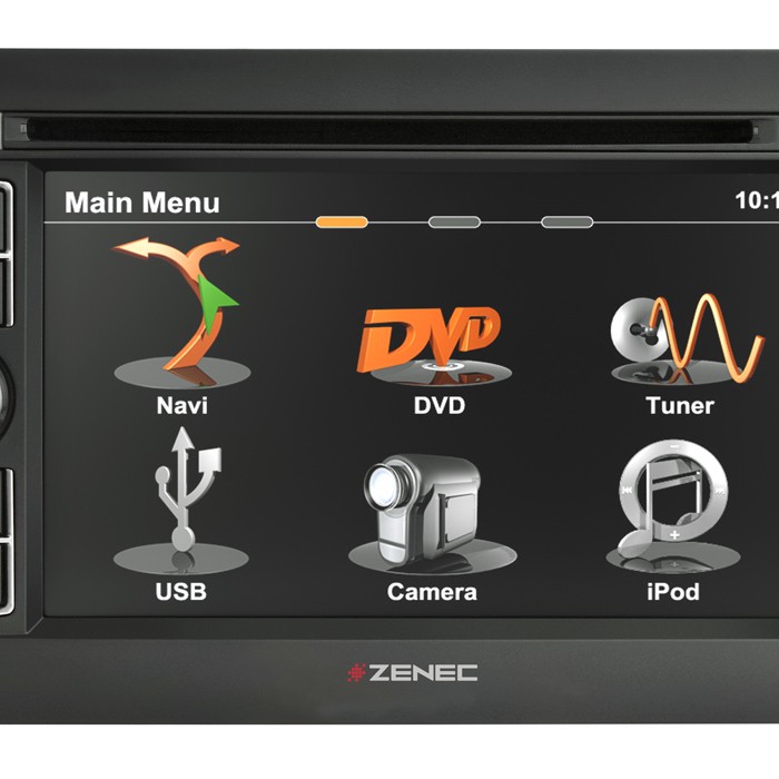 Zenec Z-N720MH – 2-DIN Naviceiver für Reisemobile