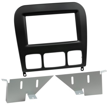 2-DIN Radioblende S-Klasse(W220) 11/1998-09/2005 schwarz