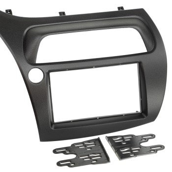 2-DIN Radioblende Honda Civic 09/2005-12/2011 schwarz