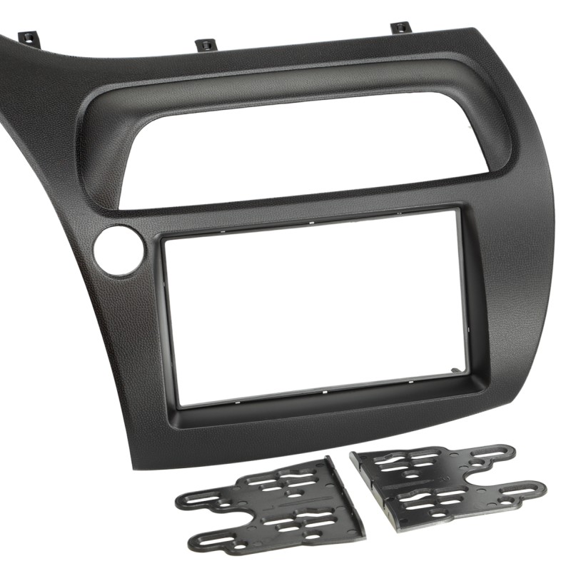 2-DIN Radioblende Honda Civic 09/2005-12/2011 schwarz