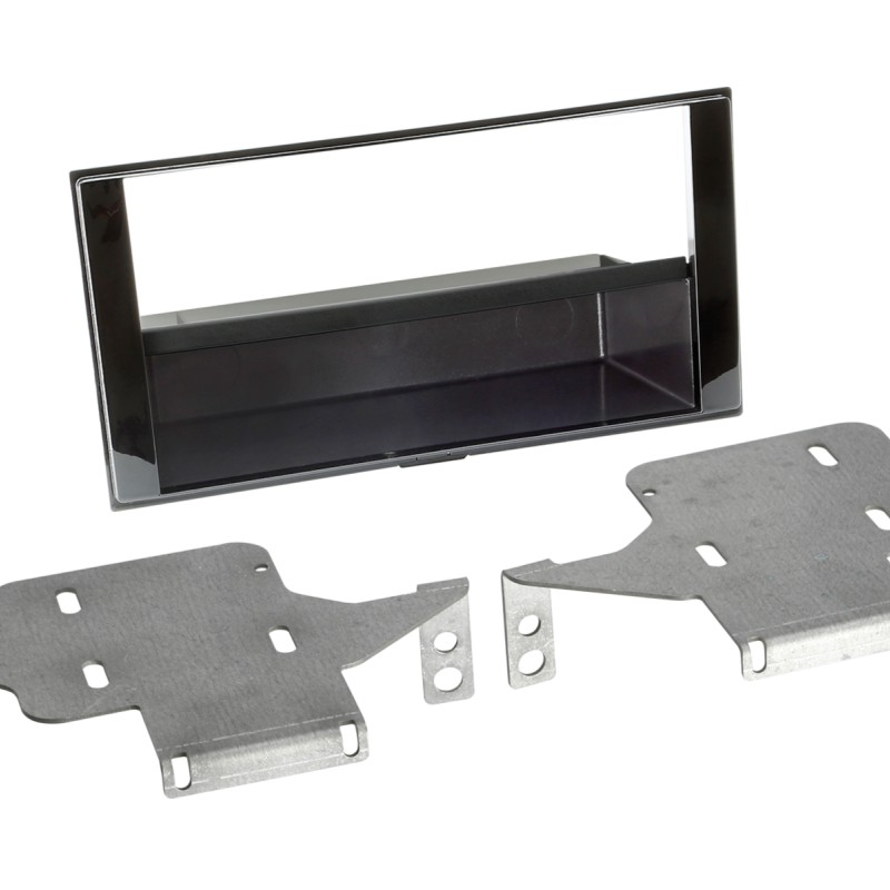 2-DIN RB mit Fach Nissan Juke 2014 > Klavierlack / schwarz