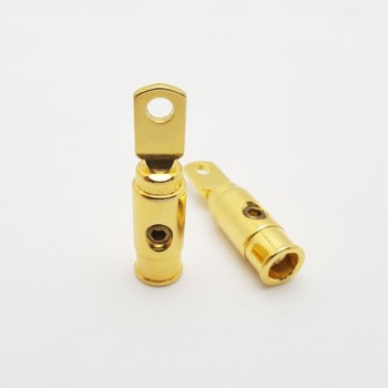 Ringöse vergoldet 10 mm² > 4 mm (M4) 2 Stk.