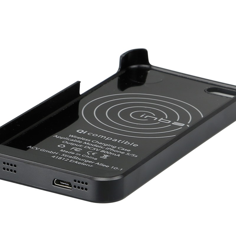 Inbay® Ladeschale für iPhone 5/5S schwarz