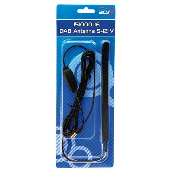 Glasklebeantenne DAB 5 Volt -> 12 Volt