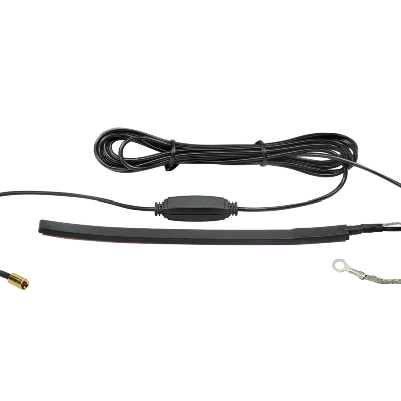 Glasklebeantenne DAB 5 Volt -> 12 Volt