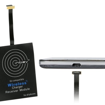 Inbay® Universaler Induktiver Qi-Ladeempfänger USB oben