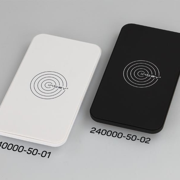 Induktive Qi - Tisch Ladestation weiss