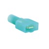 Flachstecker vollisoliert blau 1.5-2.5mm/ Breite 6.3 mm Typ2