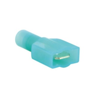 Flachstecker vollisoliert blau 1.5-2.5mm/ Breite 6.3 mm Typ2