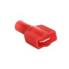 Flachstecker vollisoliert rot 0.5-1.5mm/ Breite 6.3 mm Typ2