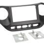 2-DIN Radioblende Hyundai I10 11/2013-12/2019 schwarz