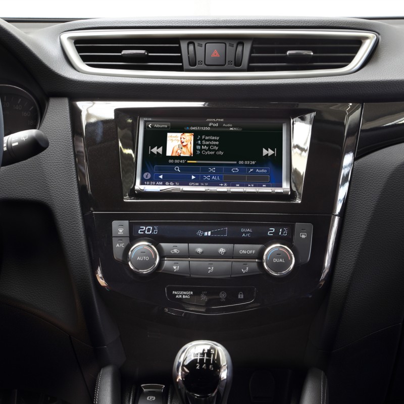 2-DIN Radioblende Nissan Qashqai 2014-2021/X-Trail 2014-2022