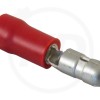 Rundstecker rot 0.5 - 1.0 mm² 10 Stk.