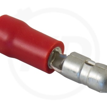 Rundstecker rot 0.5 - 1.0 mm² 10 Stk.