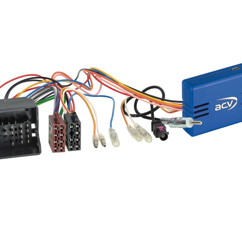 CAN-Bus Kit Mercedes Quadlock > ISO / Antenne > DIN(1196-46-15)