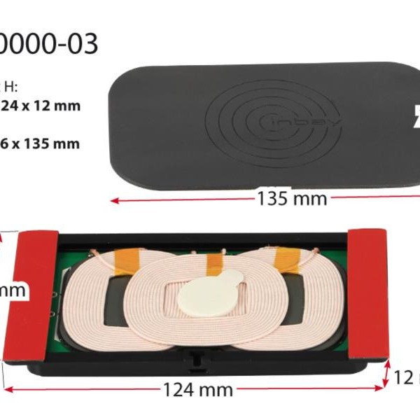 Inbay® Nachrüst-Kit 3 Spulen mit Pad+ LWL