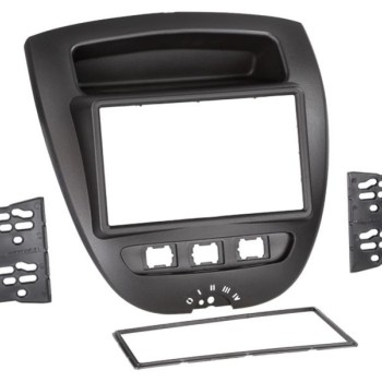 2-DIN RB Toyota Aygo / Citroen C1 / Peugeot 107 05-> schwarz