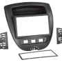 2-DIN RB Toyota Aygo / Citroen C1 / Peugeot 107 05-> schwarz