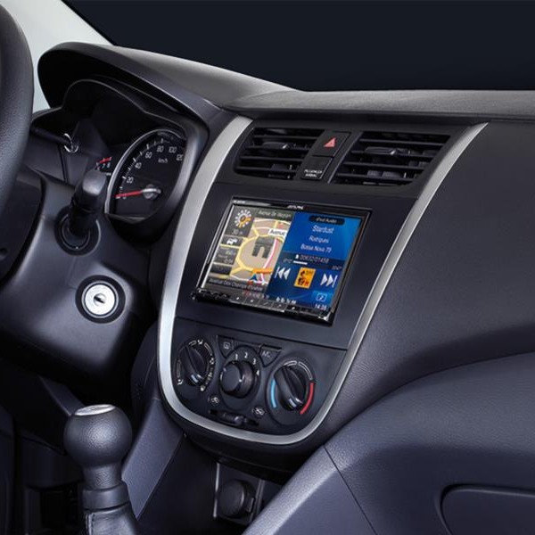 2-DIN RB Suzuki Celerio 2014-2019 schwarz