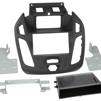 2-DIN Radioblende mit Fach Ford Connect Display schwarz