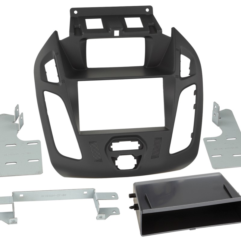 2-DIN Radioblende mit Fach Ford Connect Display schwarz