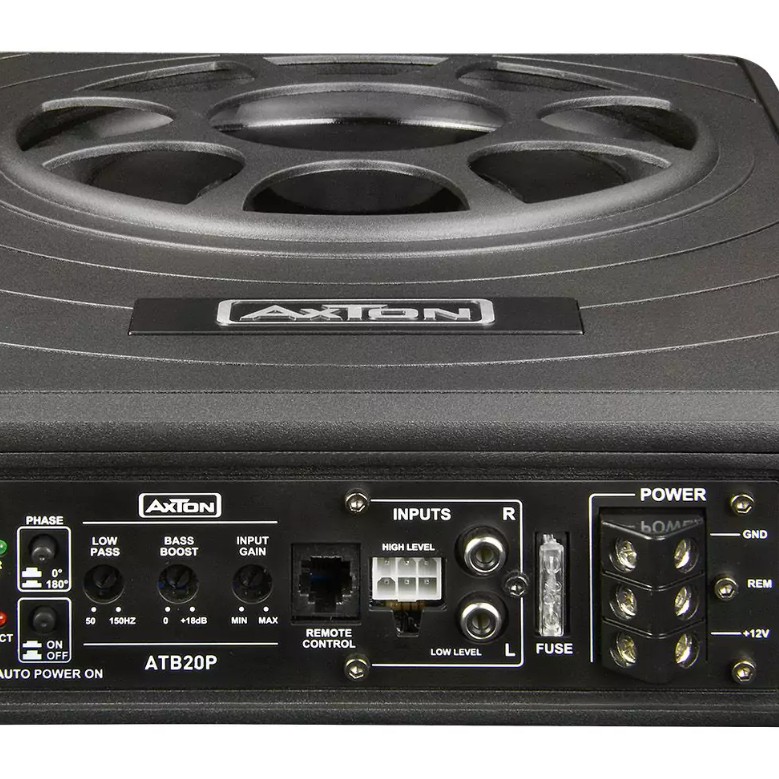 AXTON ATB 20P aktiver Untersitz-Suwoofer mit Passivmembranen