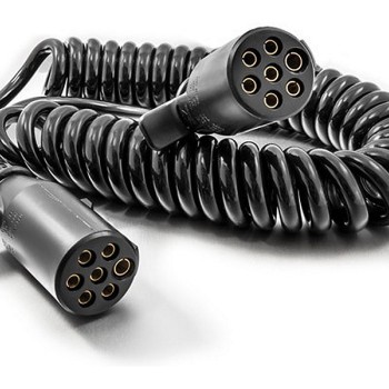 SPIRALKABEL FÜR KAMERA ANSCHLUSSDOSEN 3,80 M