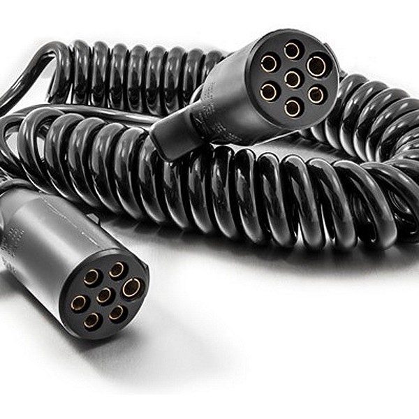 SPIRALKABEL FÜR KAMERA ANSCHLUSSDOSEN 3,80 M