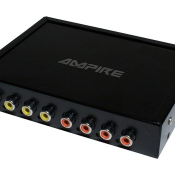 4X Video-Splitter mit 4 Anzeige-Modi Single/Dual/Triple/Quad