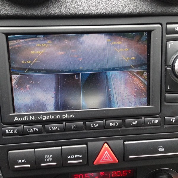 4X Video-Splitter mit 4 Anzeige-Modi Single/Dual/Triple/Quad