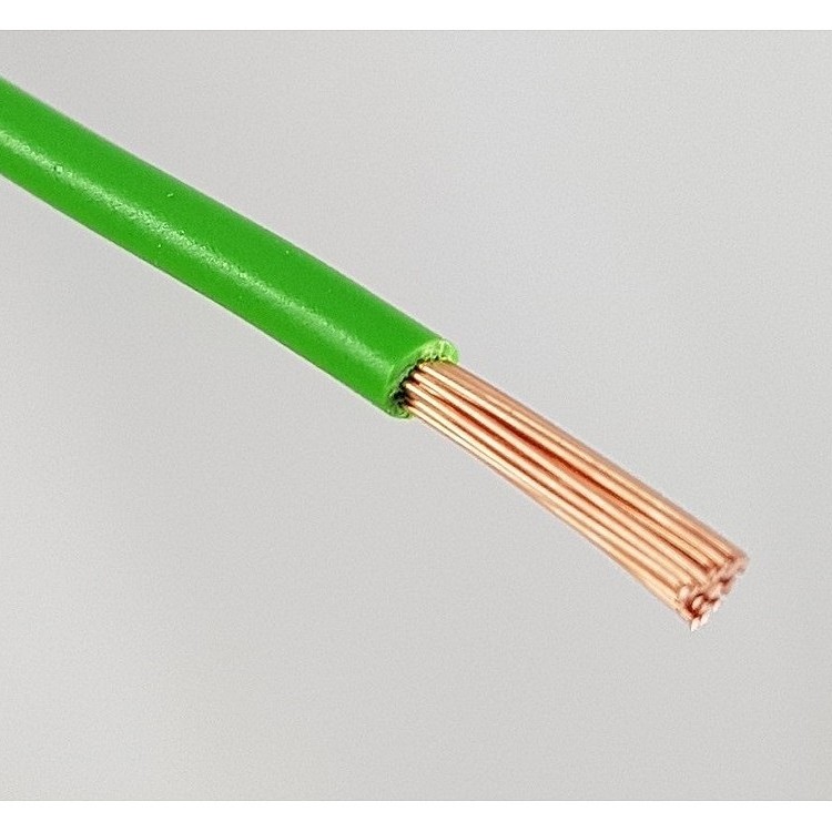 Installationskabel 1.5mm² Grün 100% Kupfer