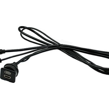 USB- und HDMI-Verlängerungskabel 1,5 Meter für die Installation.